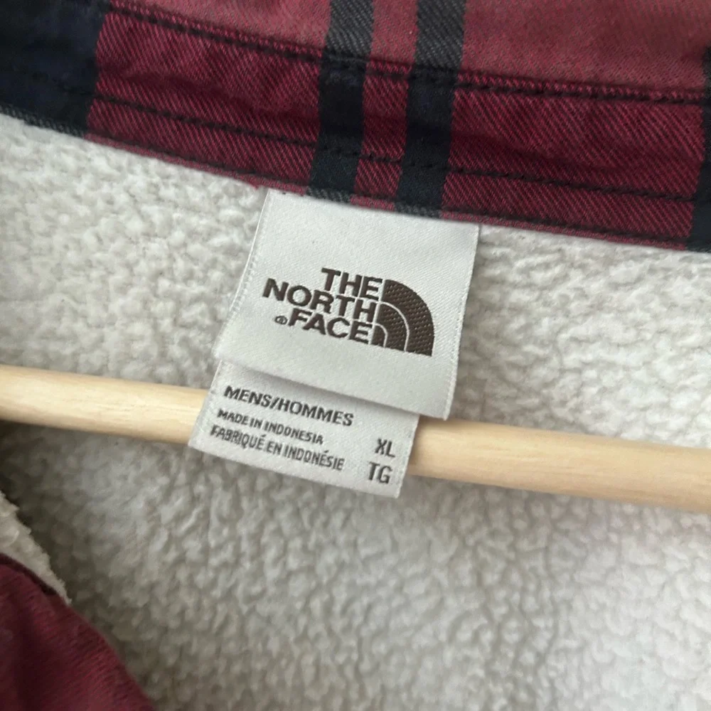 The North Face Campshire Plaid Sherpa Fleece Lined Shirt Jacket Mens XL
